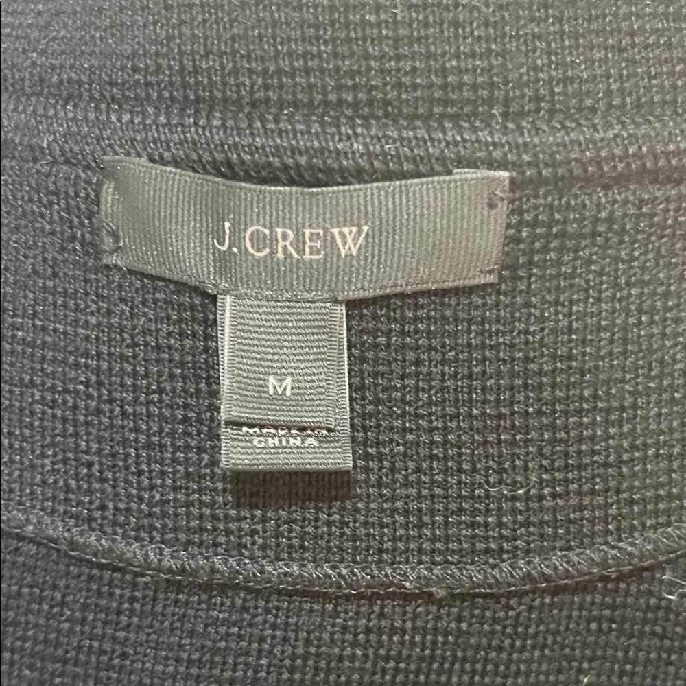 J. Crew Black Wool Sweater Blazer - Picture 4 of 6